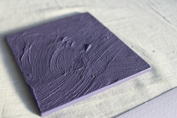 Minimalist painting purple 22